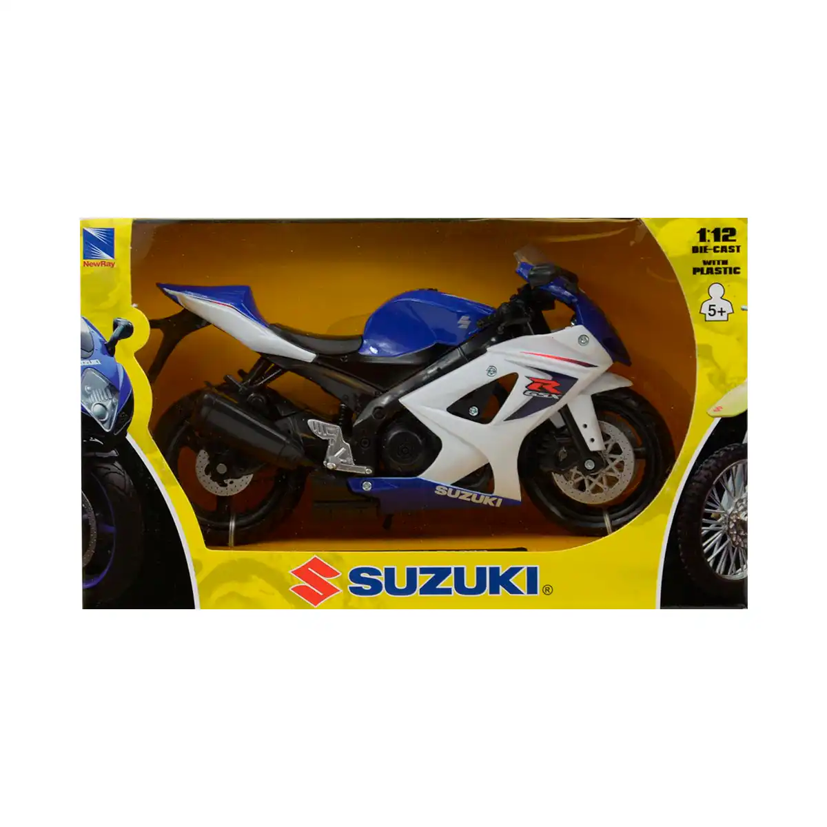 57003Suzuki Suzuki GSX R1000 Motocicleta New Ray Escala 1/12 - Imagen 1