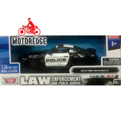 Ford Mustang GT 2018 Policia Motor Max 1:24
