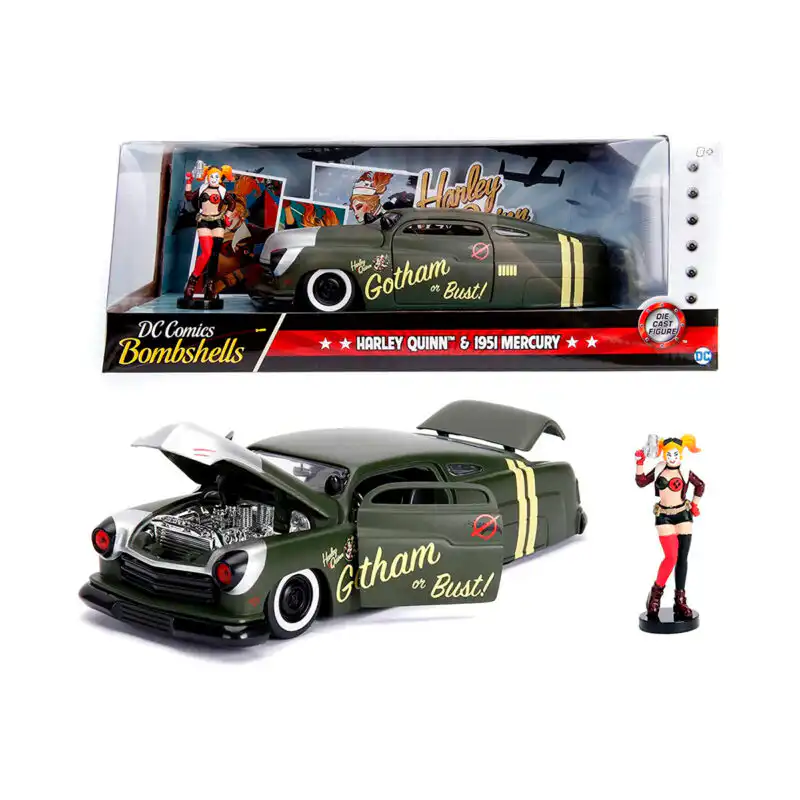 Harley Quinn Mercury 1951 Bombshells Escala 1/24 Jada