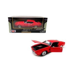Ford Mustang Sportsroof 1971 Rojo Motor Max Escala 1/24