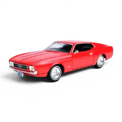 Ford Mustang Sportsroof 1971 American Classics Motor Max Escala 1/24 Rojo Metal