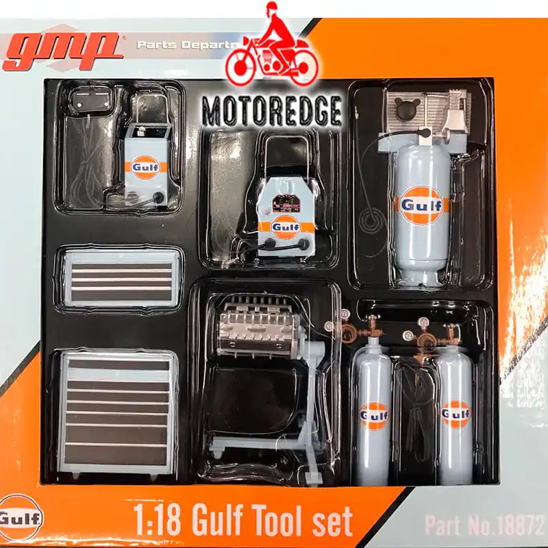 Set de Herramientas Gulf GMP 1:18 | Exclusivo Motoredge