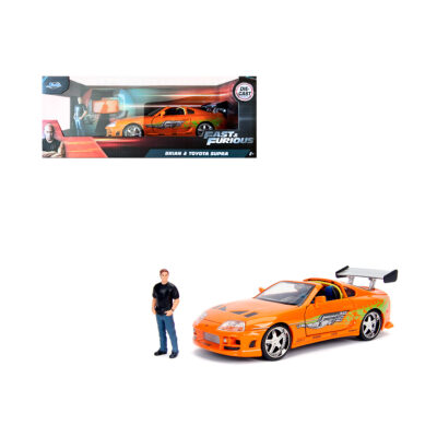Toyota Supra Figura Brian Rápido y Furioso Jada Escala 1/24