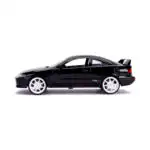 Honda Integra Type R 1995 Negro Japan Spec Jada Escala 1/24 - Imagen 4