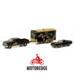 Pontiac Trans Am Smokey And Bandit Chevrolet Silverado Greenlight 1:64 - Imagen 2