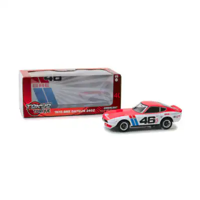 Datsun 240z 1970 BRE Tokyo Torque Greenlight Escala 1/24