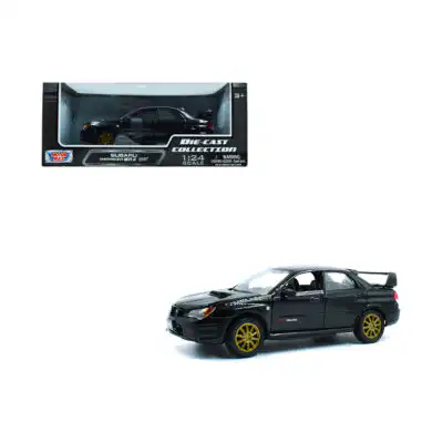 Subaru Impreza WRX STI Negro Motor Max Escala 1/24