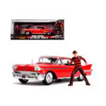 Freddy Krueger Cadillac 1958 con Figura Escala 1/24 Jada