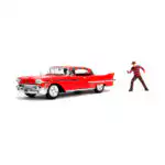 Freddy Krueger Cadillac 1958 con Figura Escala 1/24 Jada - Imagen 2