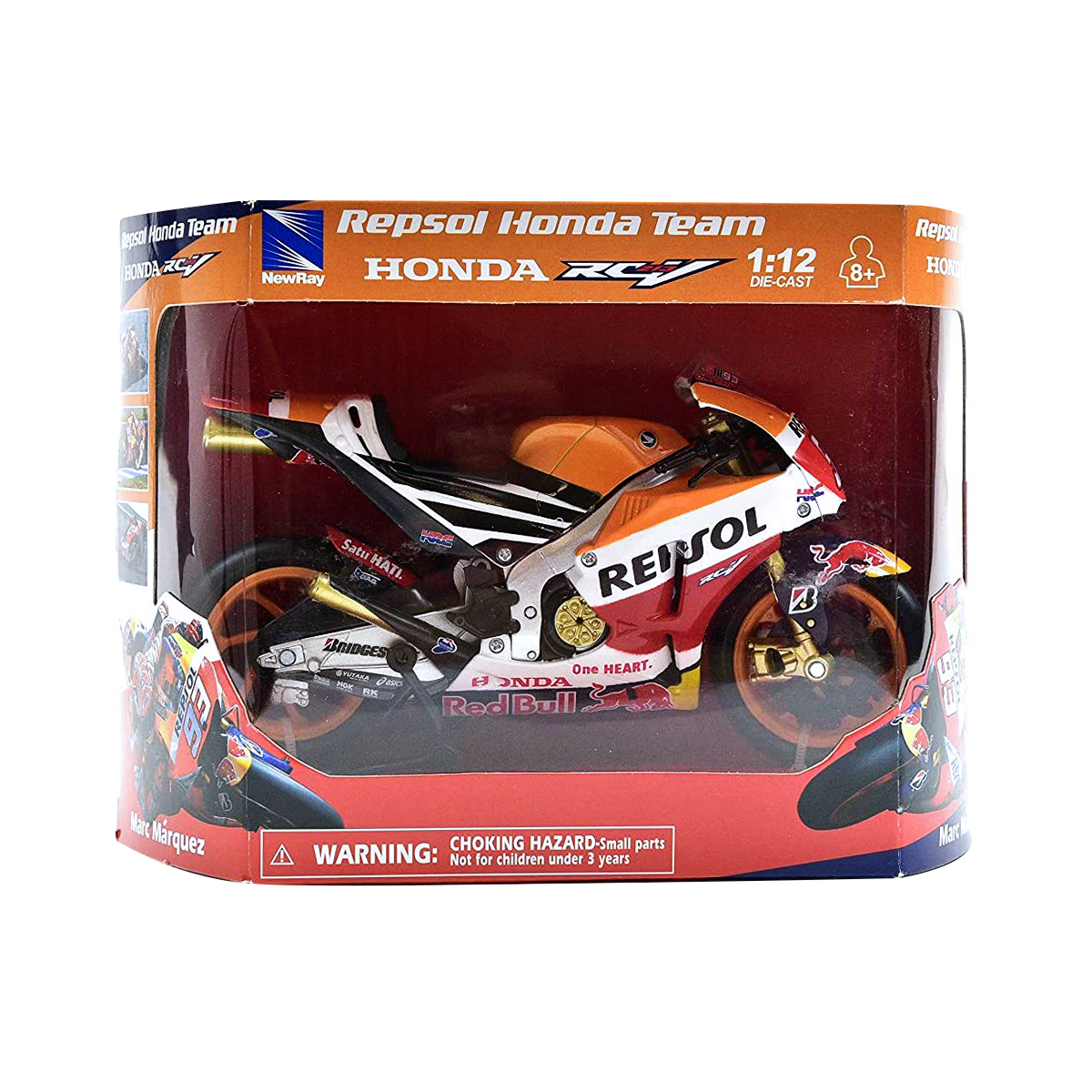 Honda RCV Marc Márquez Repsol Team Moto New Ray Escala 1/12 Moto