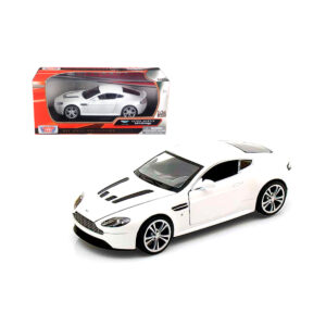 Aston Martin V12 Vantage Blanco Motor Max Escala 1/24