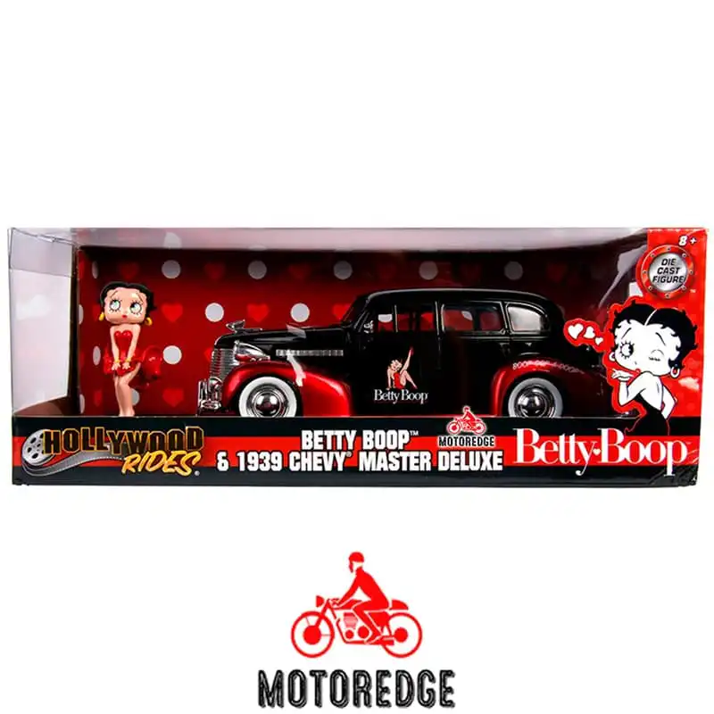 Betty Boop Chevy Master Deluxe 1939 con Figura 1:24 Jada | Motoredge