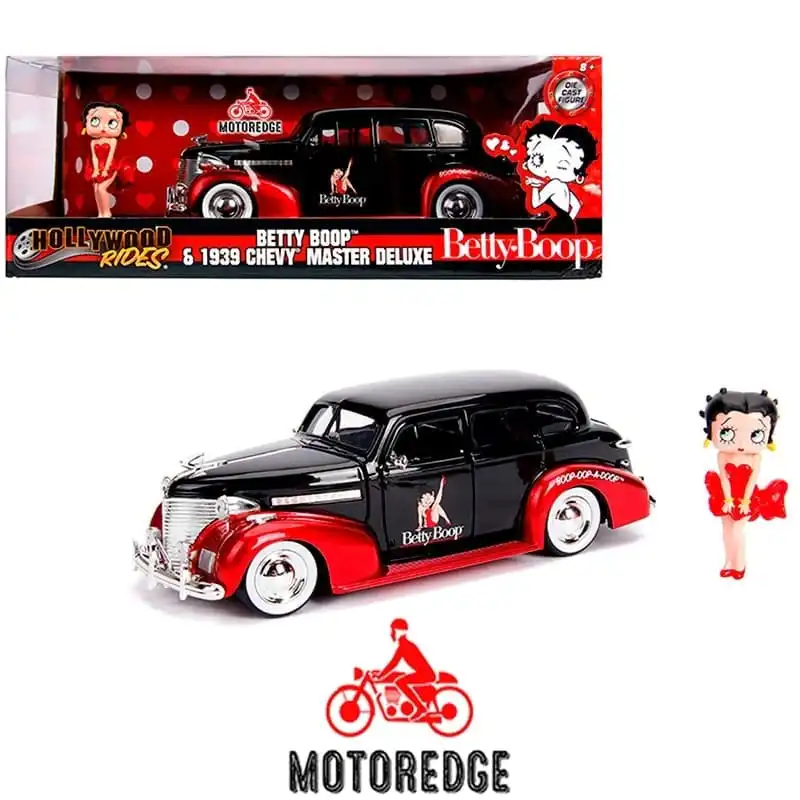 Betty Boop Chevy Master Deluxe 1939 con Figura 1:24 Jada | Motoredge
