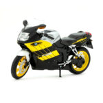 BMW K1200S Amarillo Motocicleta Automaxx Escala 1/12 - Imagen 2