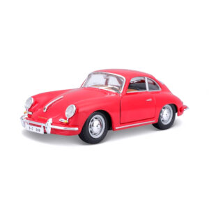 Porsche 356b Coupe 1961 Rojo Burago Escala 1/24 Sin Caja