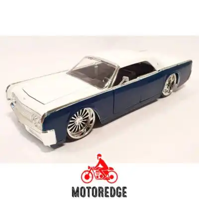 Lincoln Continental 1963 Azul Y Blanco 1:24 Jada Granel