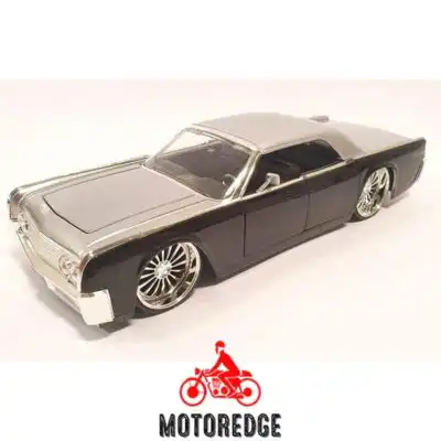 Lincoln Continental 1963 Plateado Y Negro 1:24 Jada Sin Caja