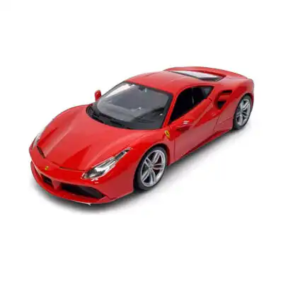 Ferrari 488 GTB Rojo Escala 1/24 Burago Sin Caja