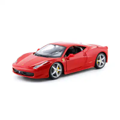 Ferrari 458 Italia Rojo Burago Escala 1/24 Sin Caja