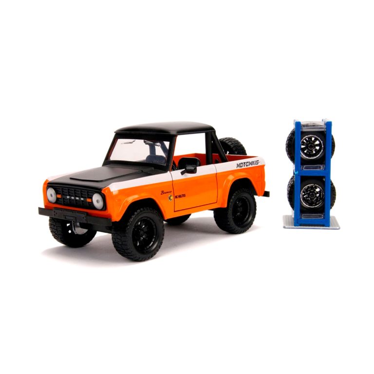 Ford Bronco 1973 Just Trucks Llantas Intercambiables Jada 1/24