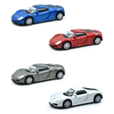 Porsche 918 Spyder Serie 4 Piezas Fricción RMZ Escala 1/64