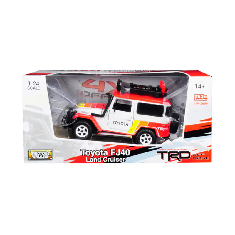 Toyota FJ40 TRD 4x4 Off Road Racing Motor Max Escala 1/24