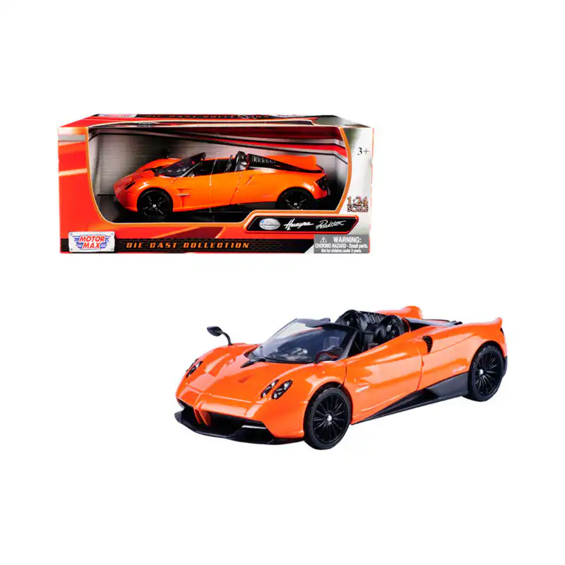 Pagani Huayra Roadster Naranja Motor Max Escala 1/24