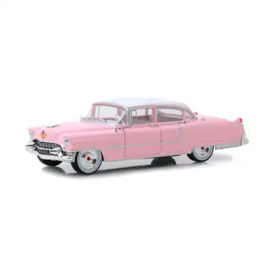 Cadillac Fleetwood 1955 Elvis Presley Greenlight Escala 1/24 Rosa Metal