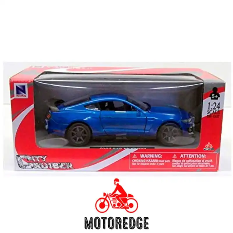 shelbygt71833newray Ford Mustang Shelby Gt 350 R 2016 Azul 1:24 New Ray - Imagen 1