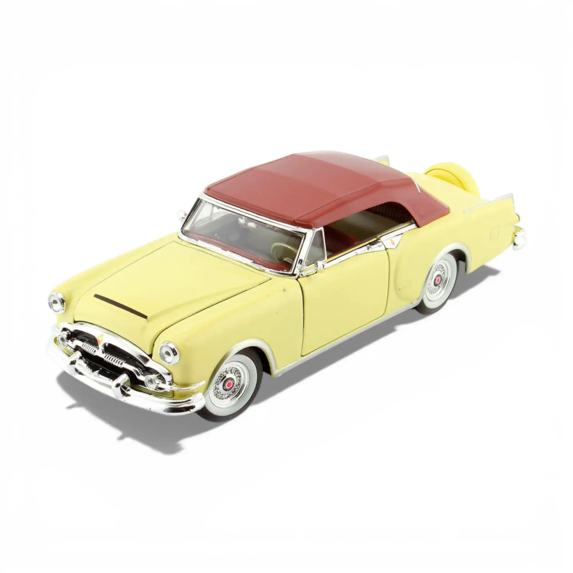 24016HW-CRMPackard1 Packard Caribbean 1953 Crema Welly Escala 1/24