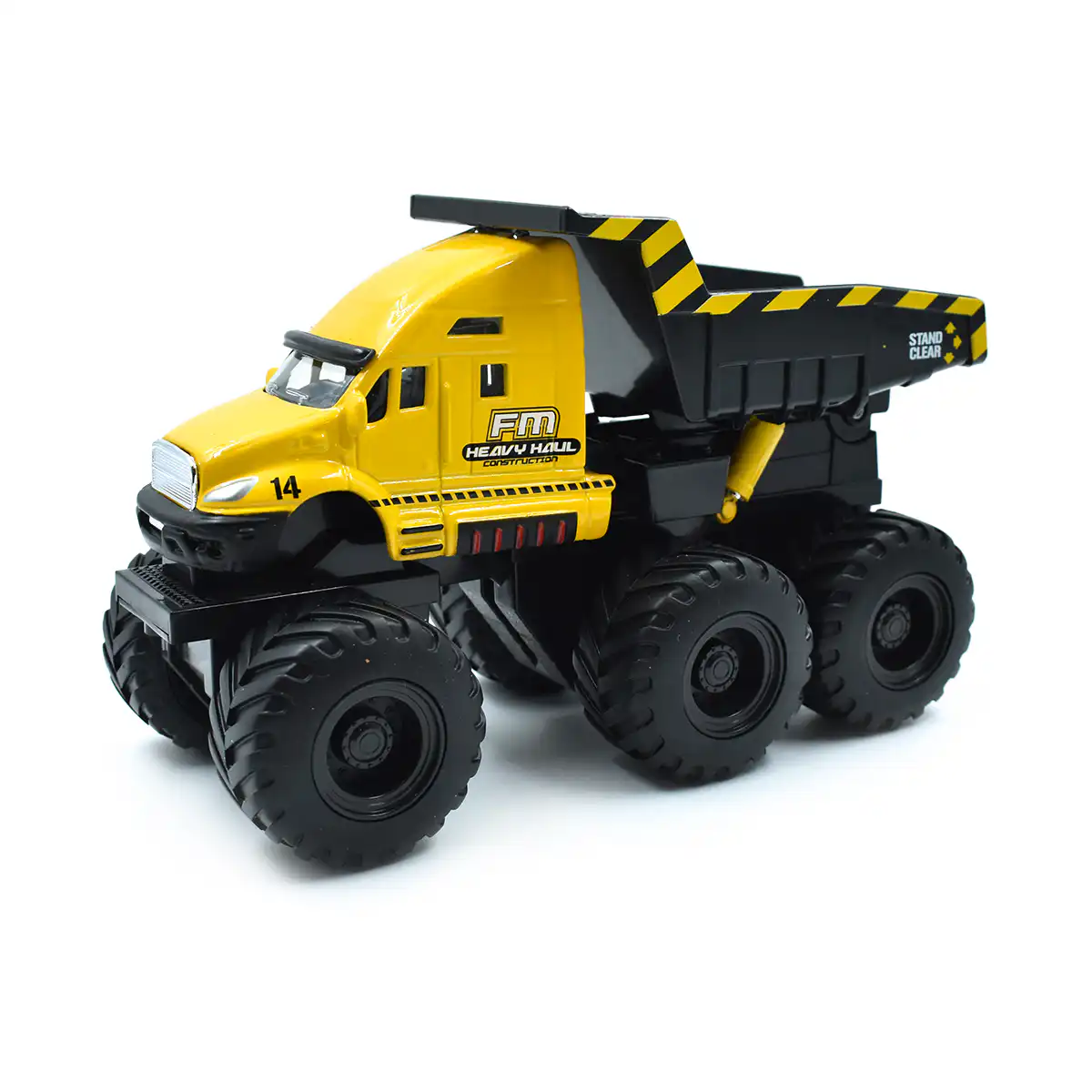 24191MDYLVolteo Camión De Volteo Amarillo con Fricción Maisto 1/43 Sin Caja