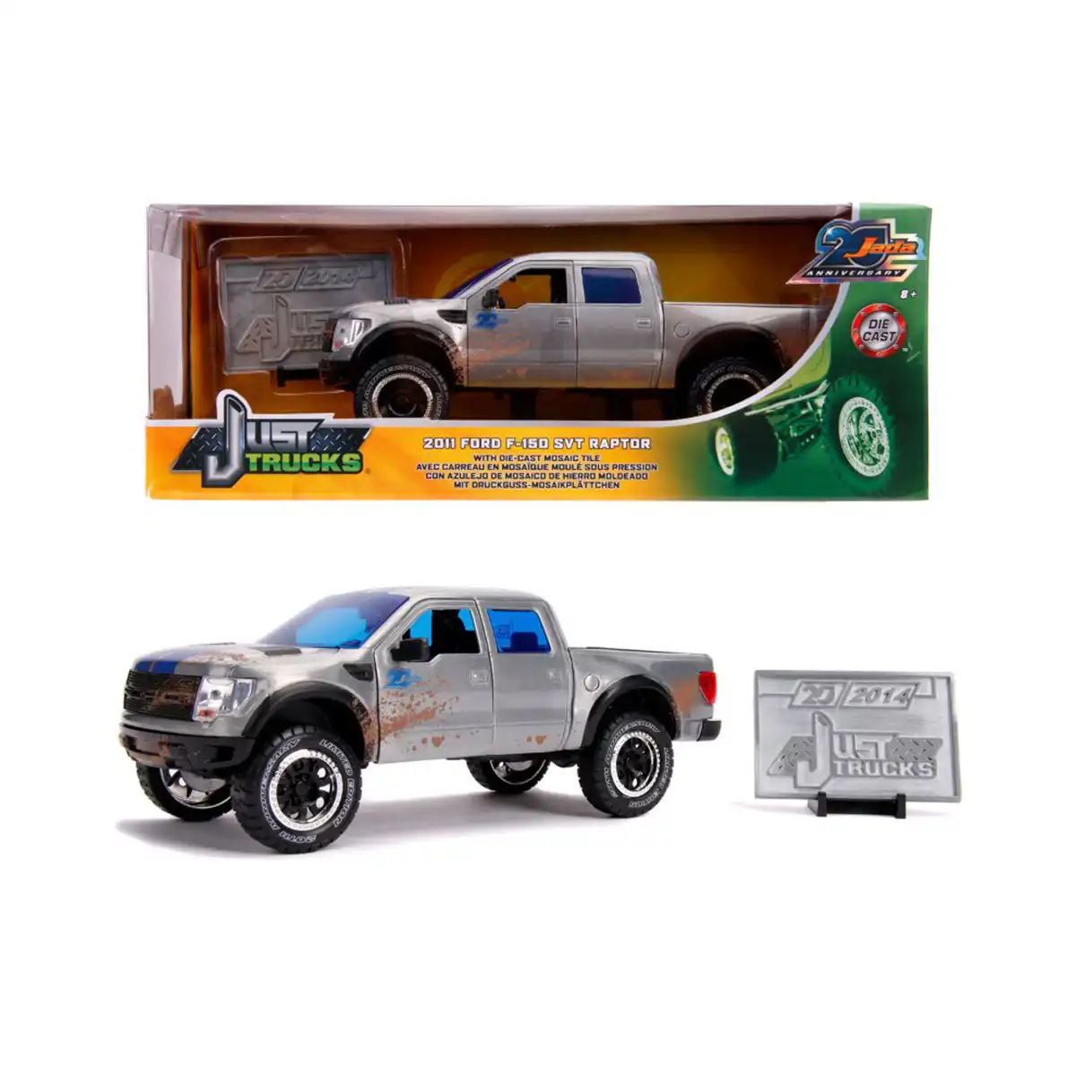 31086Ford Ford F150 SVT Raptor 2011 20 Aniversario Jada Escala 1/24 - Imagen 1