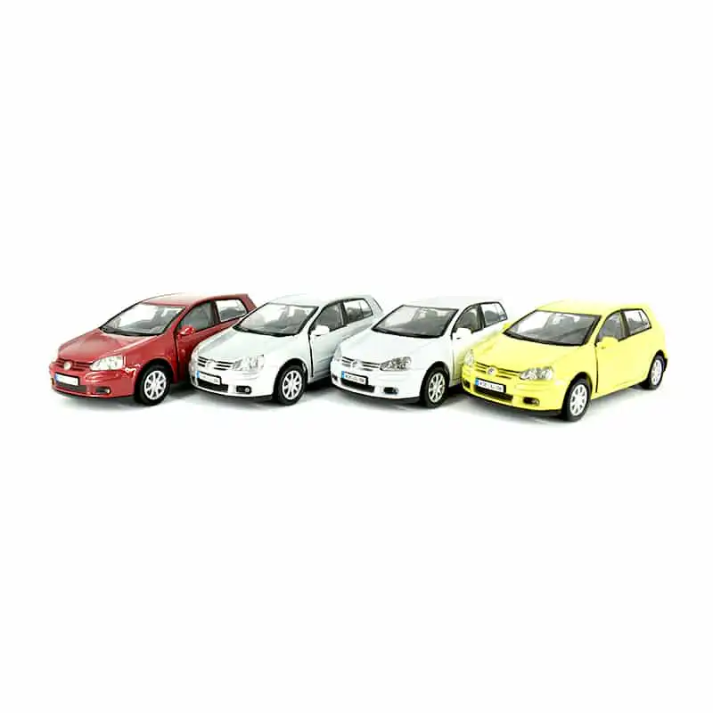 42361D Volkswagen Golf V Set 4 Piezas Welly Escala 1/32 - Imagen 1
