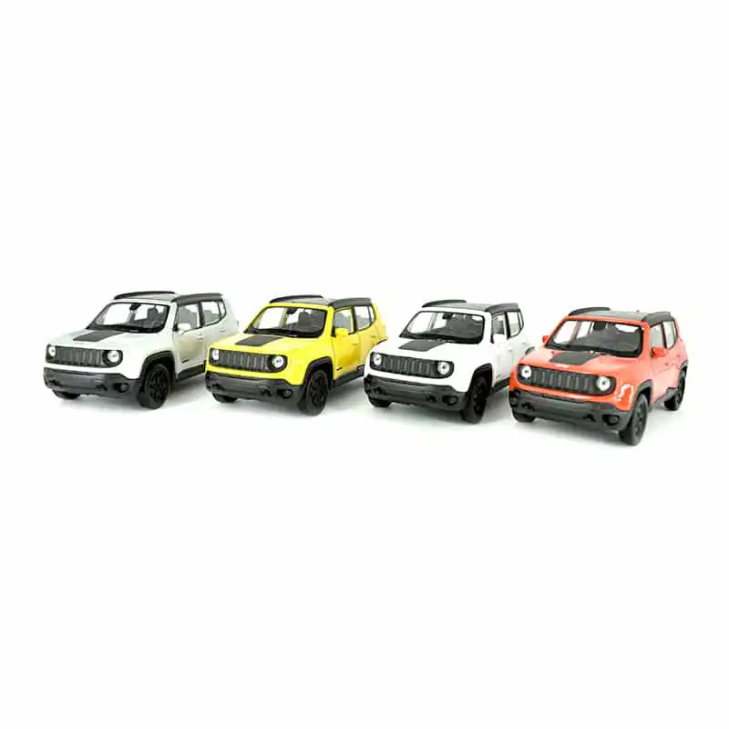 43736D Jeep Renegade Trailhawk Set 4 Piezas Welly Escala 1/34 - Imagen 1