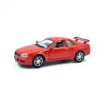 Nissan Skyline GTR R34 Fricción Serie 6 Piezas Kinsmart 1/36 - Imagen 6