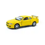 Nissan Skyline GTR R34 Fricción Serie 6 Piezas Kinsmart 1/36 - Imagen 9