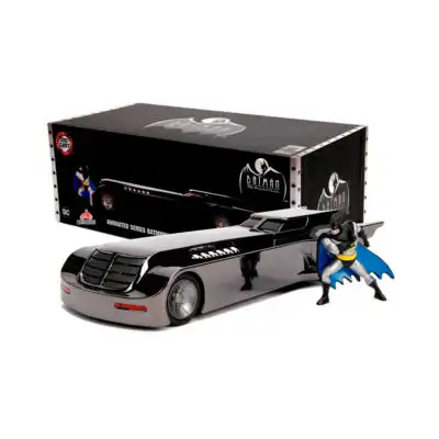 Batimovil Batman Serie Animada Cromo SDCC Figura Jada 1/24