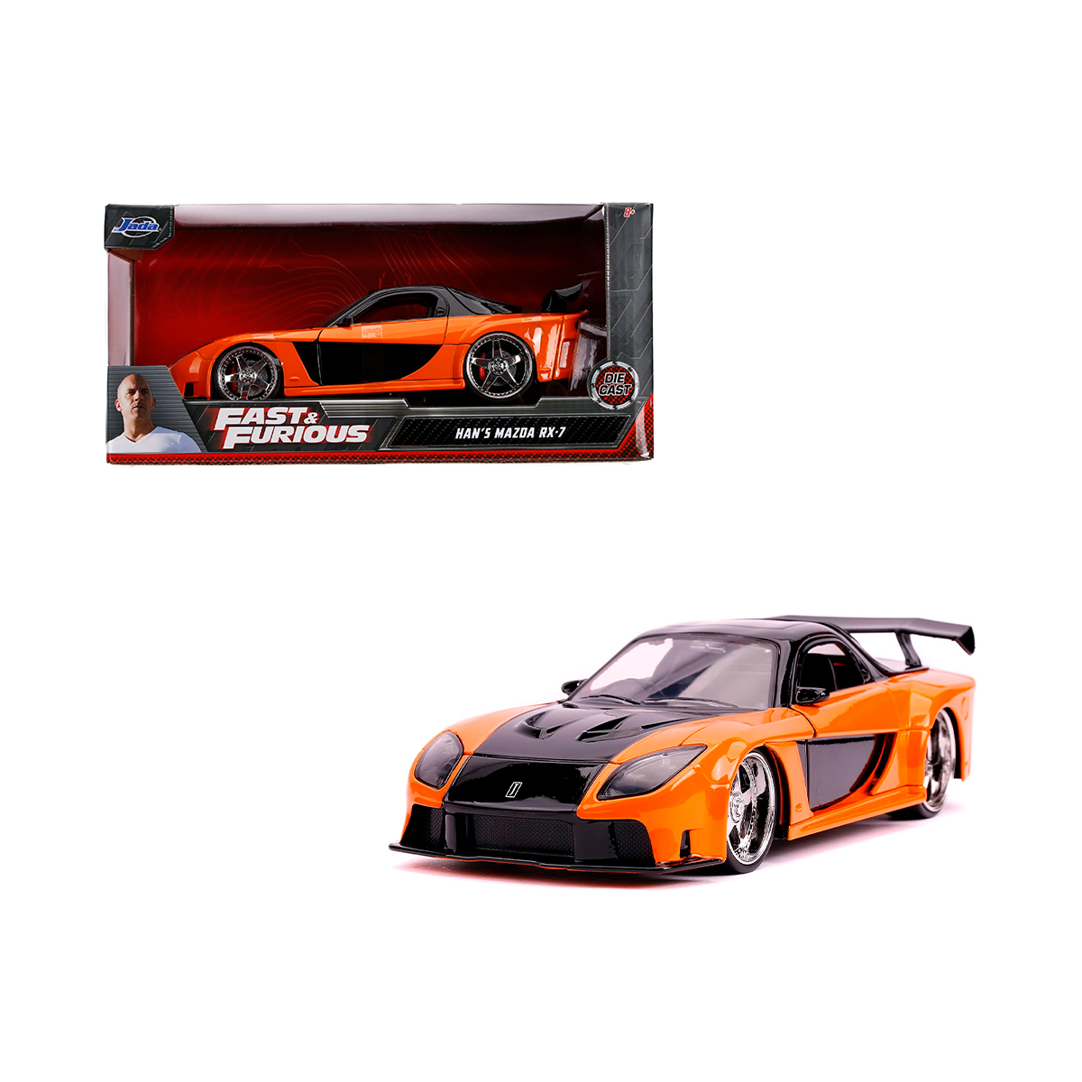 30732Han Hans Mazda RX7 1997 Rápido y Furioso 3 Jada Escala 1/24 - Imagen 1