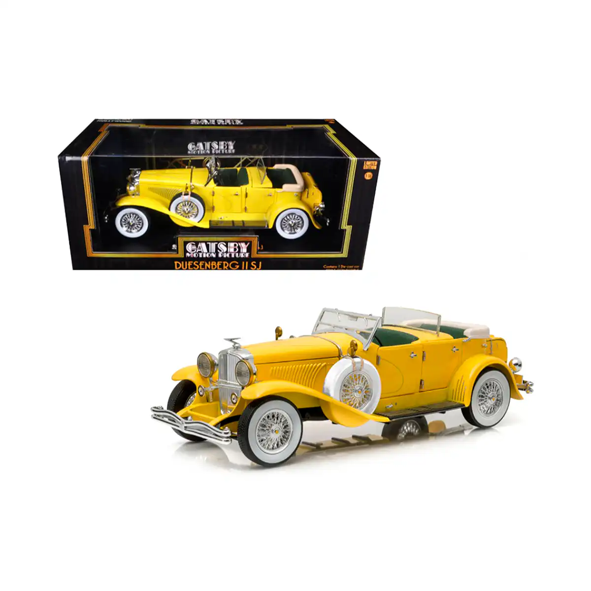 12927GatsbyGL Gran Gatsby Duesenberg 2 SJ Greenlight Escala 1/18 - Imagen 1