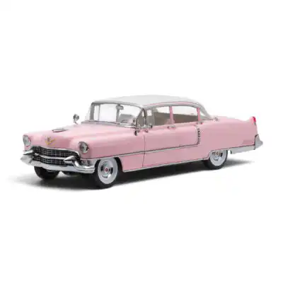 Cadillac Fleetwood Series 60 1955 Elvis Presley Greenlight Escala 1/18 Rosa Metal