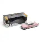 Cadillac Fleetwood Series 60 1955 Elvis Presley Greenlight Escala 1/18 Rosa Metal - Imagen 8