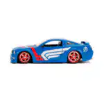 FORD MUSTANG GT 2006 AVEC FIGURINE CAPTAIN AMERICA 1/24 DIECAST MODEL JADA 31187