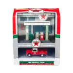 Diorama Chevrolet Pickup 1965 Texaco Johnny Lightning 1:64