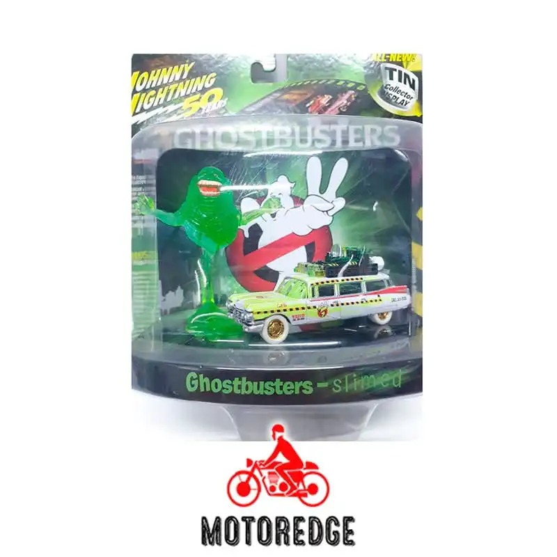 slime-min Ecto 1 Cazafantasmas Cadillac Chase Johnny Lightning 1:64 - Imagen 1