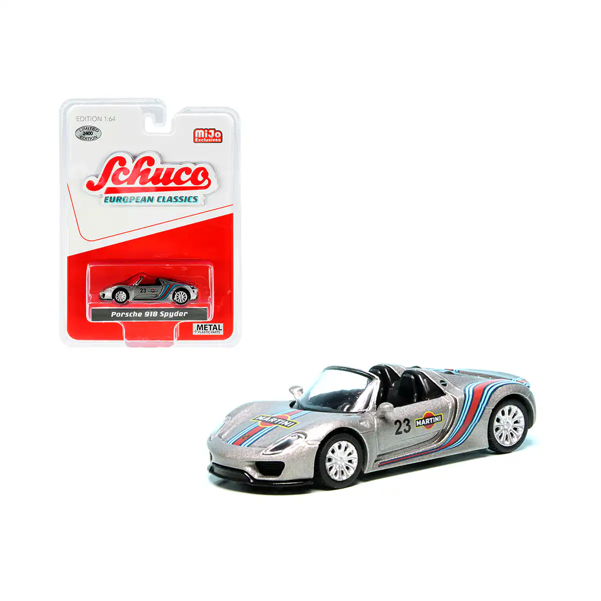 porscheschucomr4 Porsche 918 Spyder Martini Racing Schuco Escala 1/64 - Imagen 1