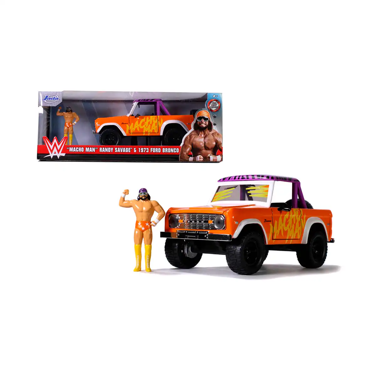 32046WWE Ford Bronco 1973 Randy Savage Macho Man WWE Jada 1/24