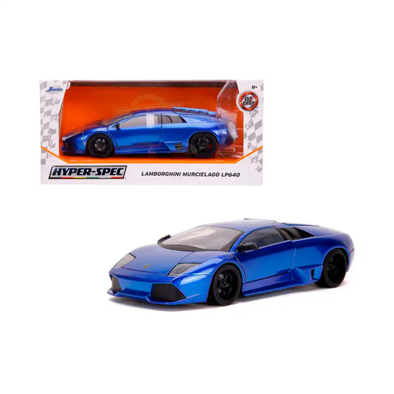 Lamborghini Murcielago LP 640 Azul Cromo Jada Escala 1/24