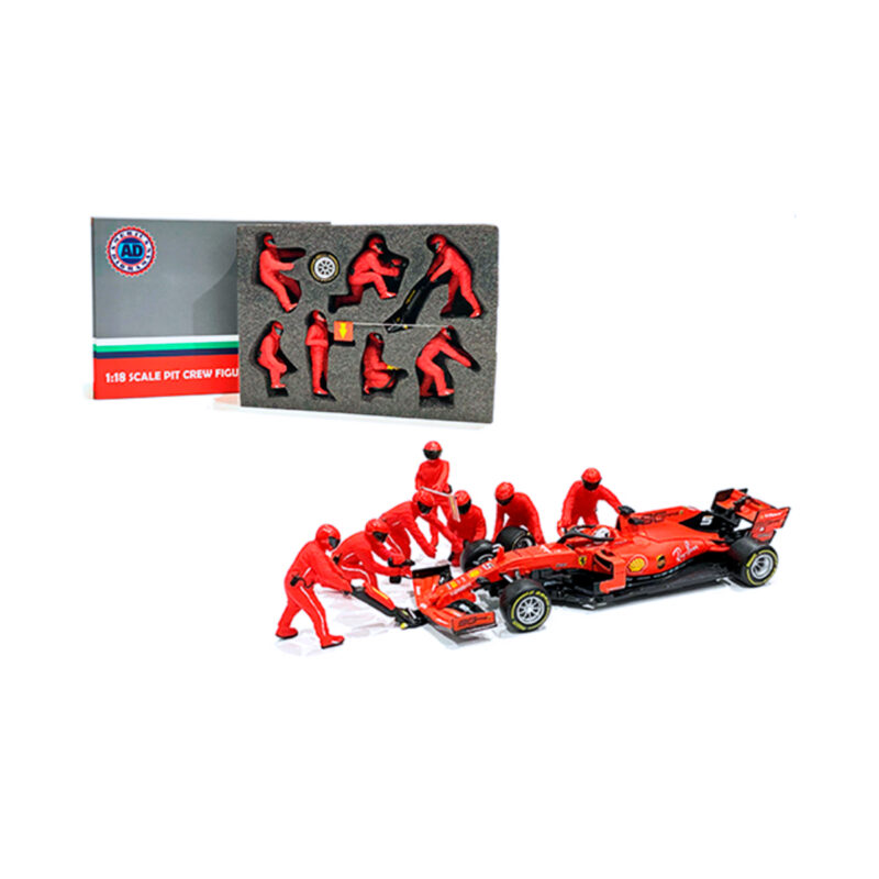 Ferrari F1 Equipo Pits Formula 1 Escala 1/18 American Diorama