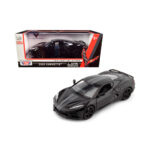 Chevrolet Corvette 2020 Stingray C8 Negro 1/24 Motor Max