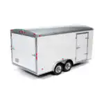 Remolque Cuatro Ruedas Cerrado para Autos Escala 1/18 Auto World - Imagen 6